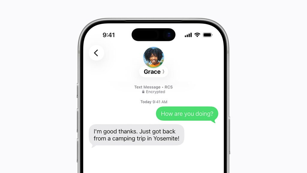 تشفير رسائل RCS بين iPhone وAndroid